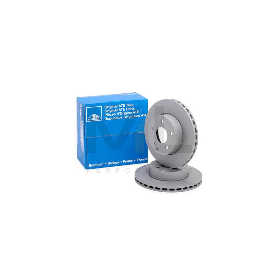 ATE 24.0125-0179.1 Brake Disc suitable for MERCEDES-BENZ C-Class Vented, Coated, Alloyed / High-carbon, with bolts/screws  - 1 piece