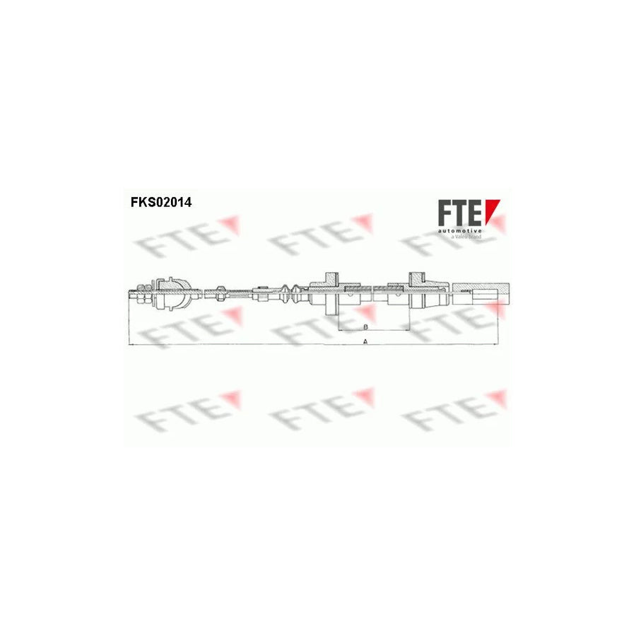 FTE Fks02014 Clutch Cable for VW Polo