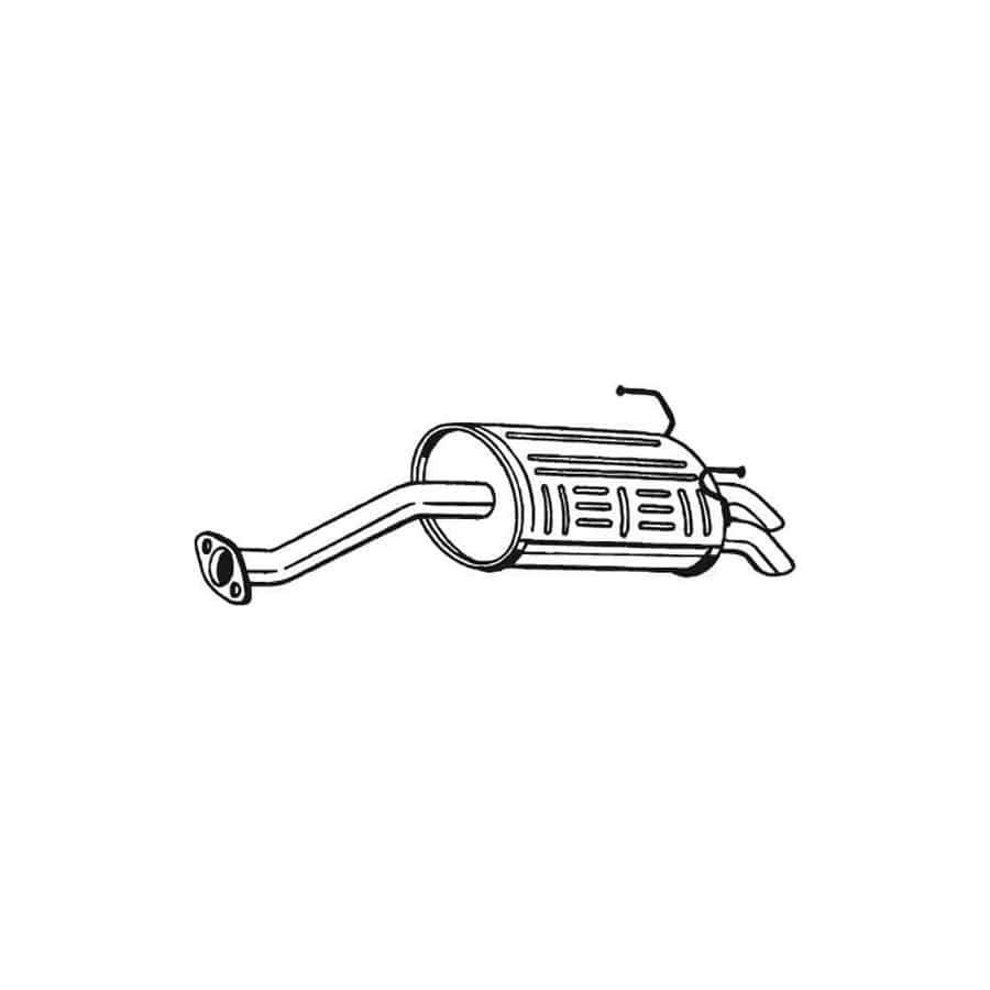 Bosal 163-401 Rear Silencer for Honda CIVIC VII Hatchback (Eu, Ep, Ev)