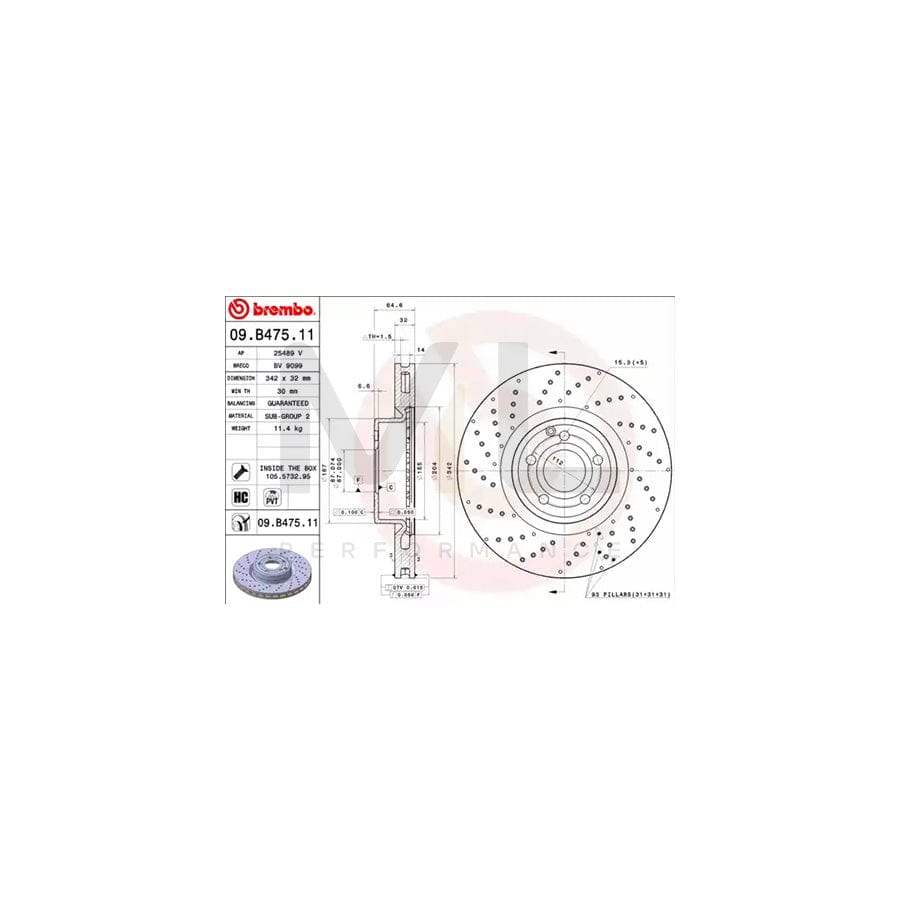 brembo-coated-disc-line-09-b475-11-brake-disc-suitable-for-mercedes-benz-sl-convertible-r231-perforated-vented-coated-high-carbon-with-bolts-screws