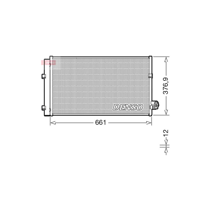 DENSO DCN05106 Air Conditioning Condenser