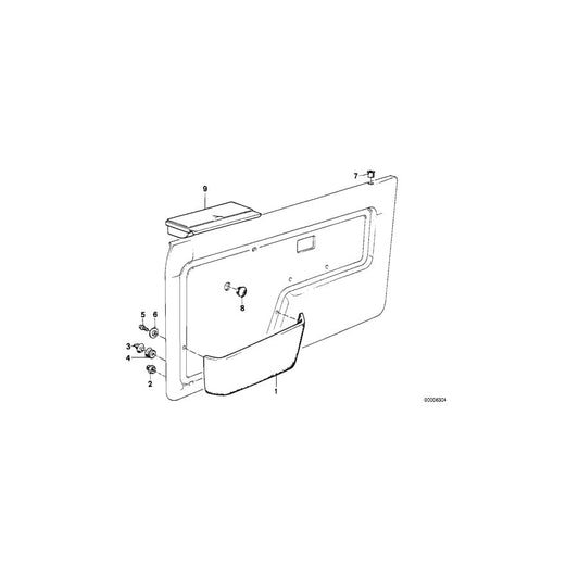 Genuine BMW 51412250818 E30 Cap 0462 LOTOSWEISS (Inc. 325i & M3)