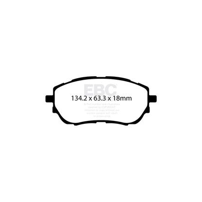 EBC PD40K1792 Toyota Ultimax Pad & Plain Disc Kit - Bosch Caliper (Inc. Auris & Corolla) 2 | ML Performance UK Car Parts