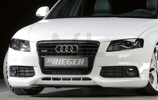 Rieger 00055501 Audi B8 B81 A4 Front Splitter 1 | ML Performance UK Car Parts
