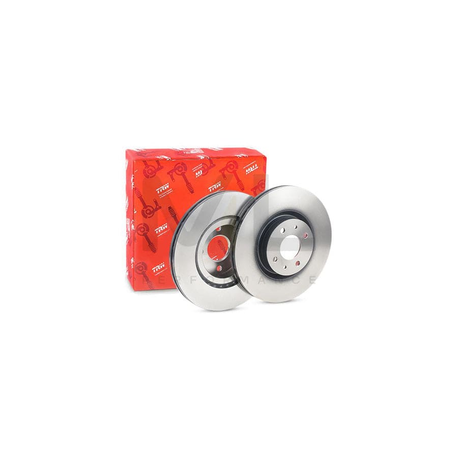 TRW DF2566 Brake Disc Vented, Painted  - 1 piece