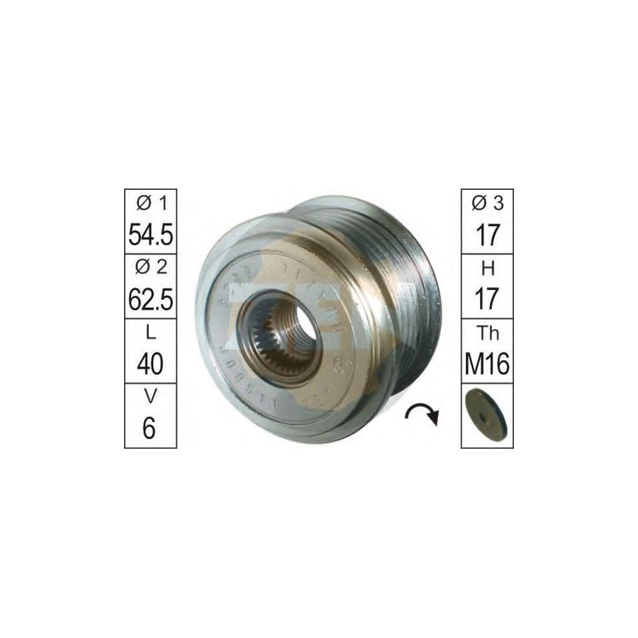 Era 219099 Alternator Freewheel Clutch For Ford Focus