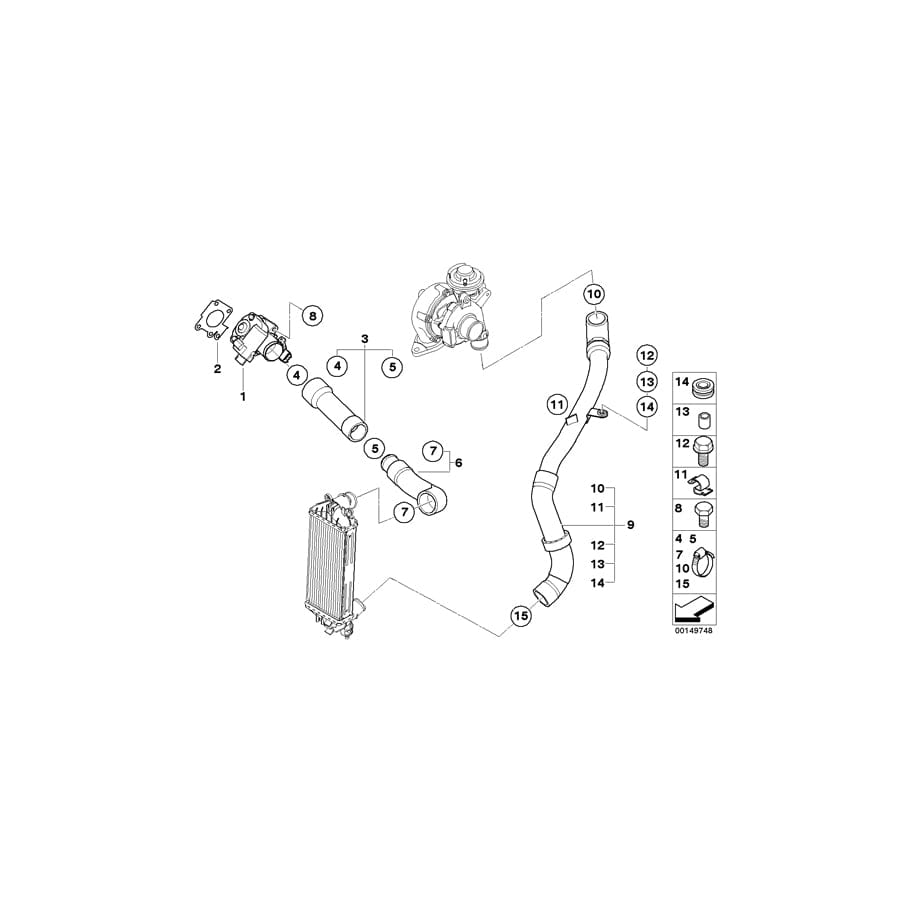Genuine BMW 11617799431 R50 Gasket (Inc. One D)