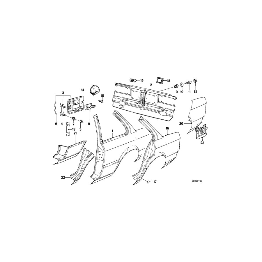 Genuine BMW 51719057117 E30 Blind Plug D=12mm (Inc. 324d, 320is & 323i)