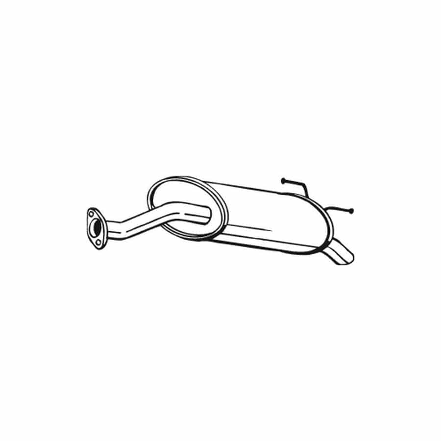 Bosal 163-393 Rear Silencer for Honda CIVIC VII Hatchback (Eu, Ep, Ev)