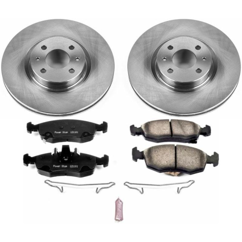 PowerStop Power Stop 13-18 Fiat 500 Front Autospecialty Brake Kit