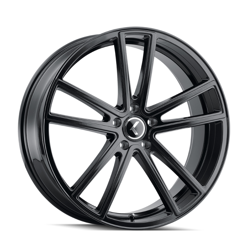 Kraze Wheels Kraze KR190 Lusso 22x8.5 / 5x115 BP / 38mm Offset / 72.62mm Hub Gloss Black Wheel
