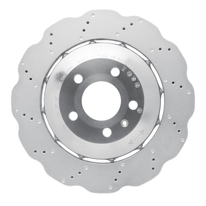 DFC 13-14 Audi RS5 Rear Drilled Hi-Carbon Alloy Geomet Coated Rotor