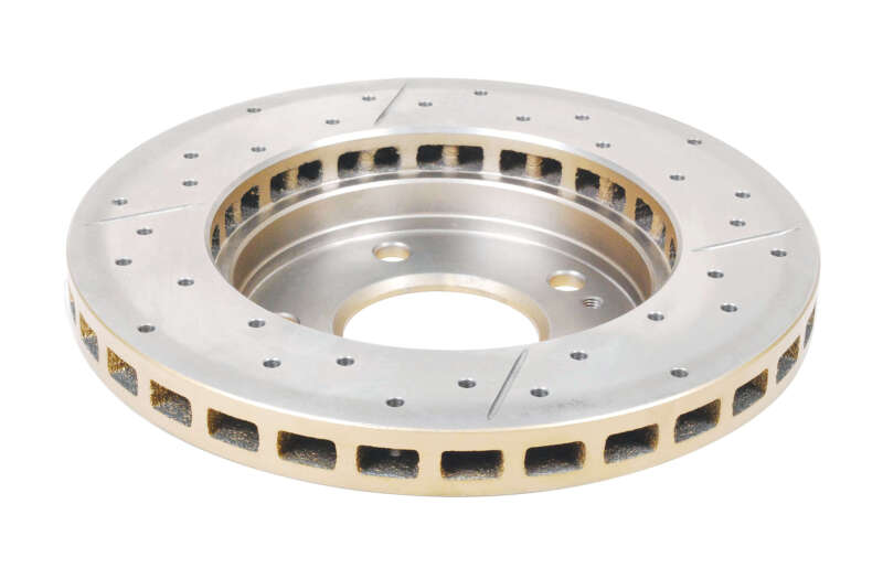 DBA 95-05 Chrysler Sebring Rear Rotor Front Street Series Drilled & Slotted Rotor w/Gold Hat