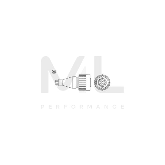 NTK Lambda Sensor / O2 Sensor (NGK 5707) - OZA660-EE14 | ML Car Parts UK | ML Performance