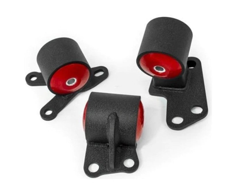 Innovative Mounts Innovative 92-95 Civic B/D Series Black Steel Mounts 95A Bushings (Auto to Manual Hydro 2 Bolt)