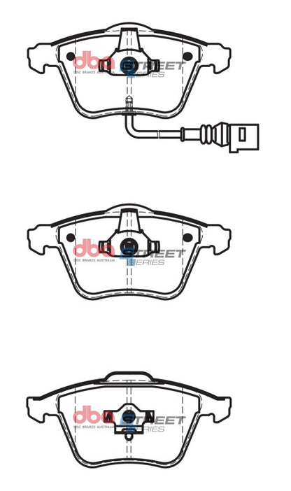 DBA 08-15 Audi TT Quattro Front Street Series Brake Pads