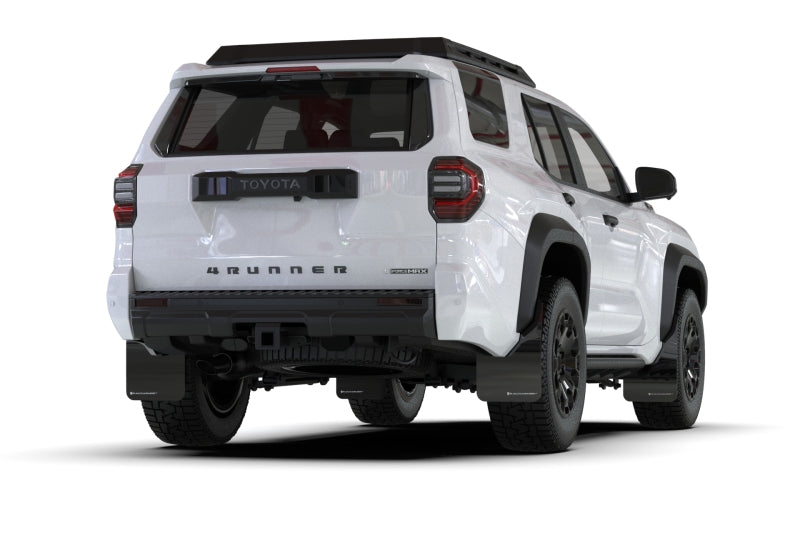 Rally Armor 25-26 Toyota 4Runner Black UR Mud Flap w/ White Logo
