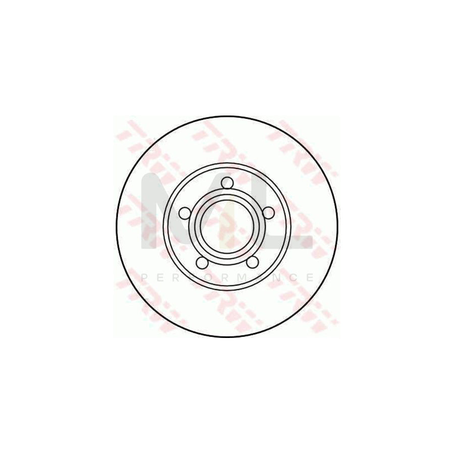 TRW DF2692 Brake Disc Vented  - 1 piece