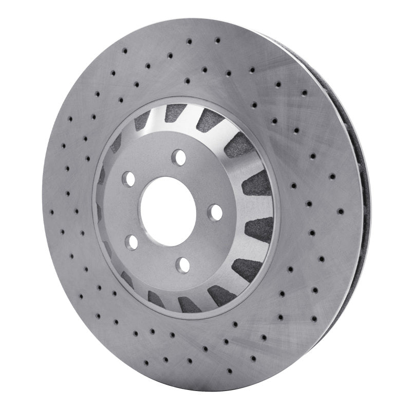 DFC 16-18 Ford Mustang Right Front Drilled Brake Rotor