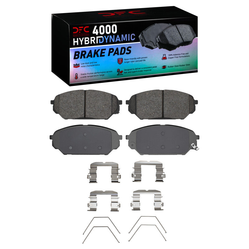 DFC 07-12 Hyundai Veracruz Front 4000 HybriDynamic Brake Pads and Hardware Kit