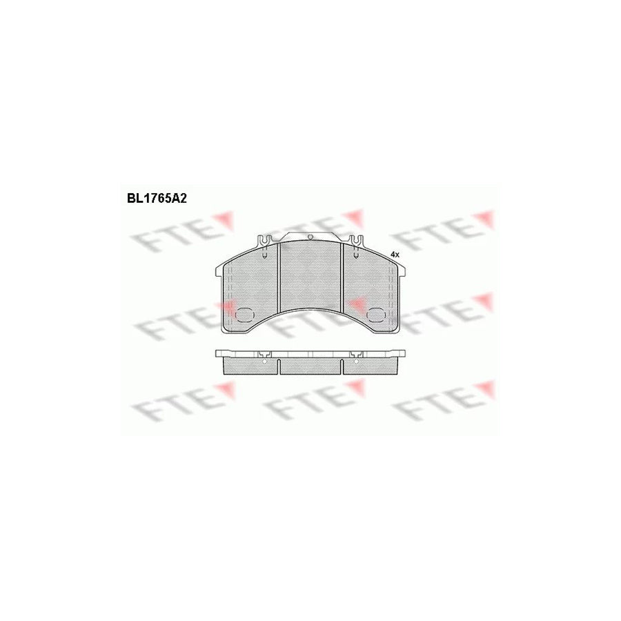 FTE Bl1765A2 Brake Pad Set