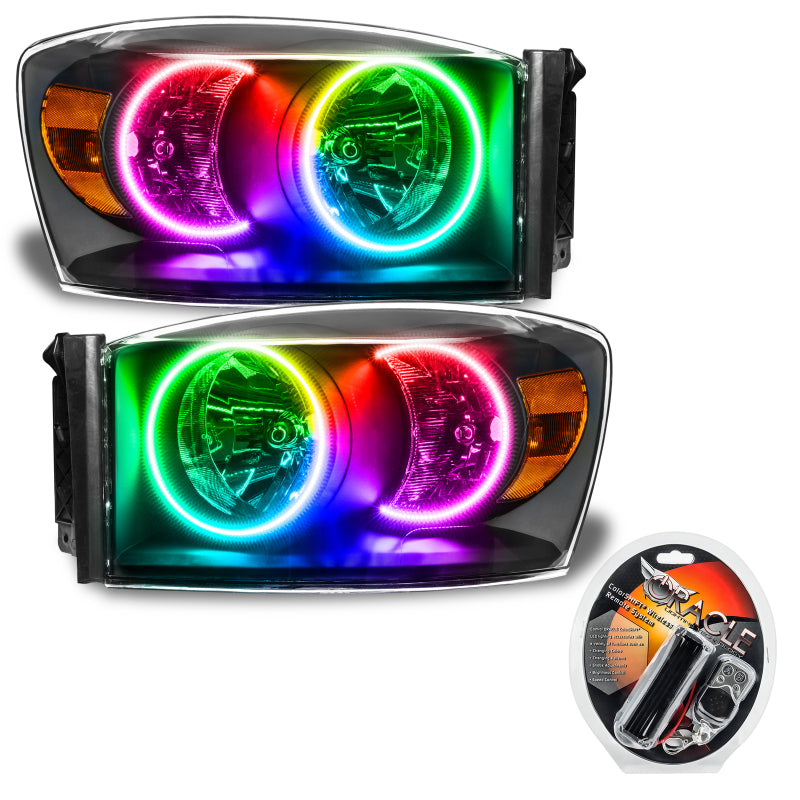 ORACLE Lighting Oracle 07-08 Dodge Ram SMD HL - Black - ColorSHIFT