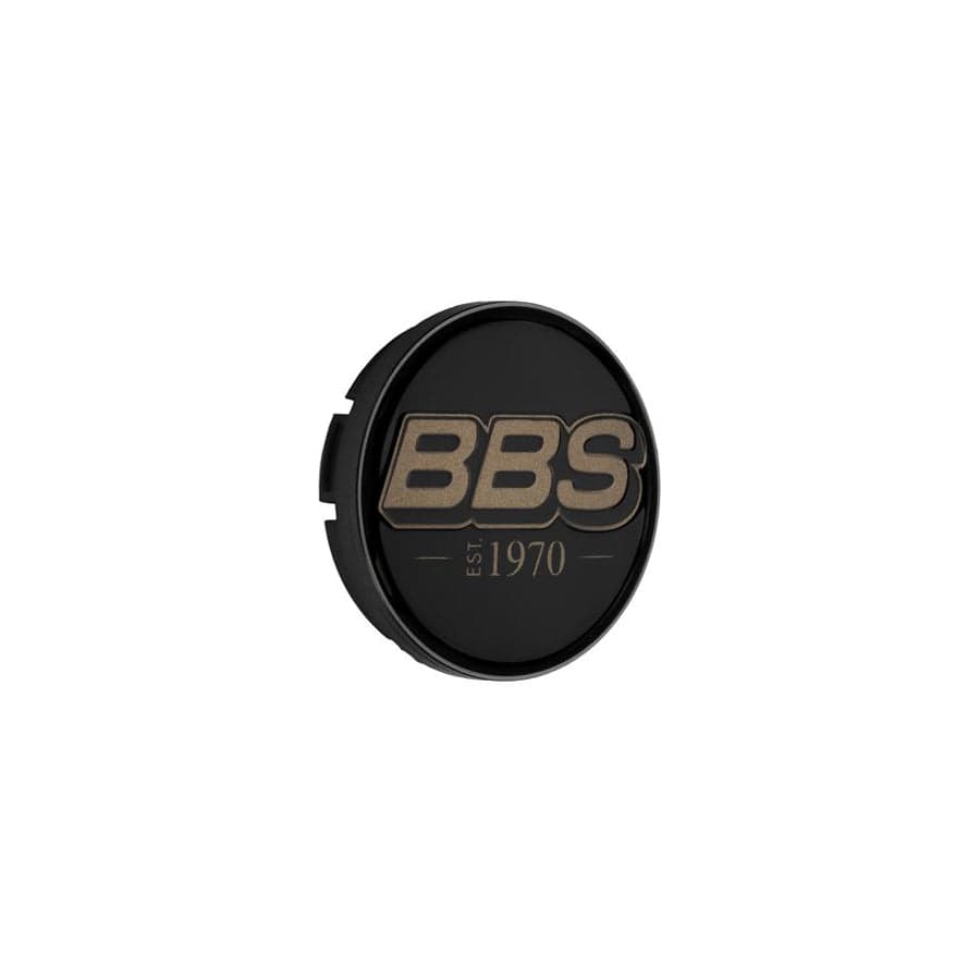 BBS Wheels 58071008 2D Center Cap Est. 1970 Embossed Black With Logo Bronze Ø56mm | ML Performance UK Car Parts