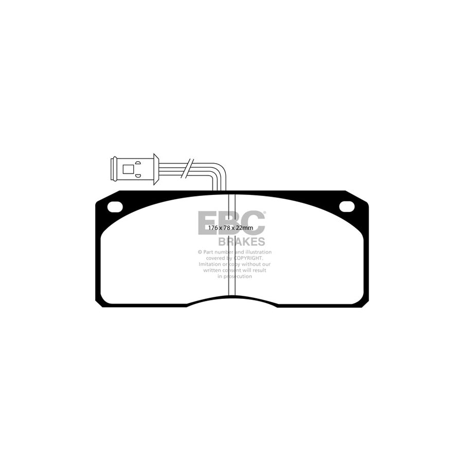 EBC DP900 Ford Cargo Ultimax Front/Rear Brake Pads 2 | ML Performance UK Car Parts