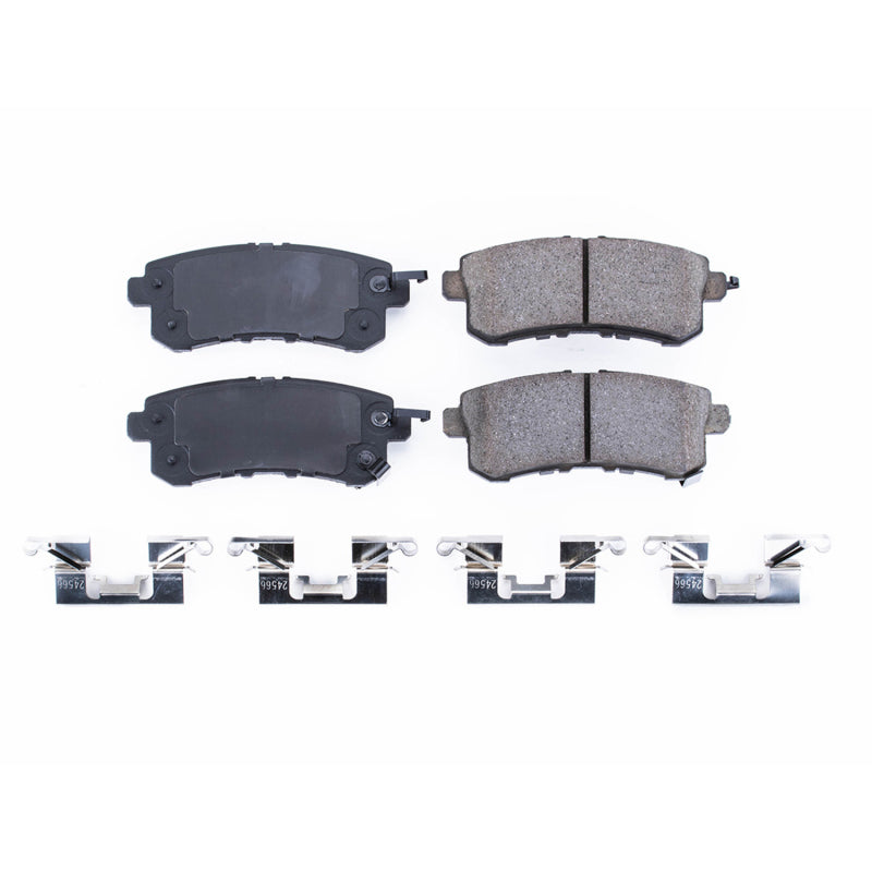 PowerStop Power Stop 11-13 Infiniti QX56 Rear Z17 Evolution Ceramic Brake Pads w/Hardware