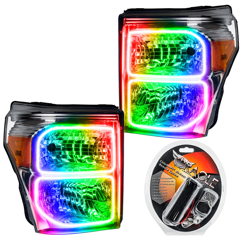 ORACLE Lighting Oracle 11-16 Ford F250/350 LED HL - ColorSHIFT