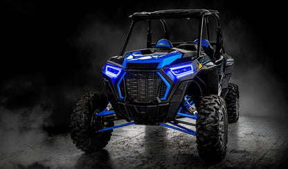 ORACLE Lighting Oracle 1421 Polaris RZR 900/1000 Turbo Dynamic RGB+A Seq Turn Signal Headlight Halo Kit