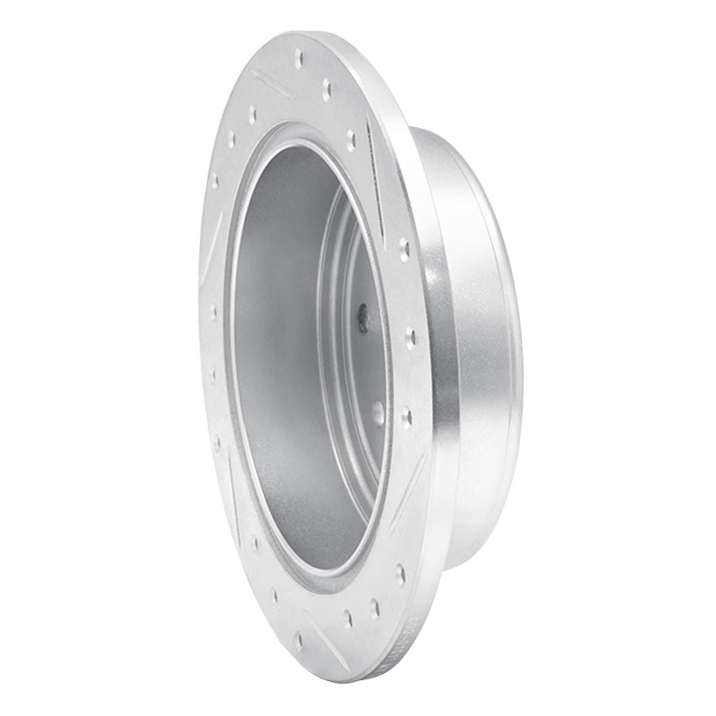 R1 Concepts R1 04-10 Chevrolet Optra (USA/Canada) Rear Left Drilled & Slotted Silver Brake Rotor