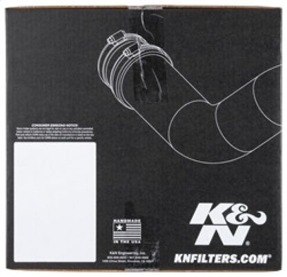 K&N Engineering K&N 07-08 350z Dual Silver Typhoon Short Ram Intake