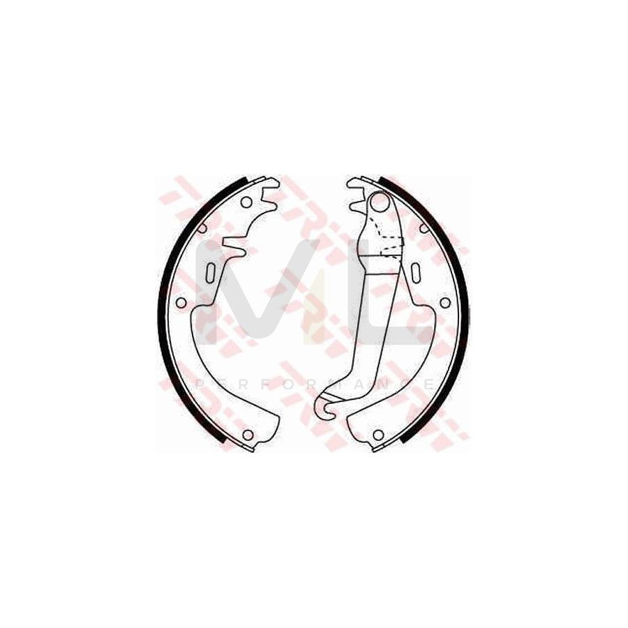 TRW GS8015 Brake Shoe Set