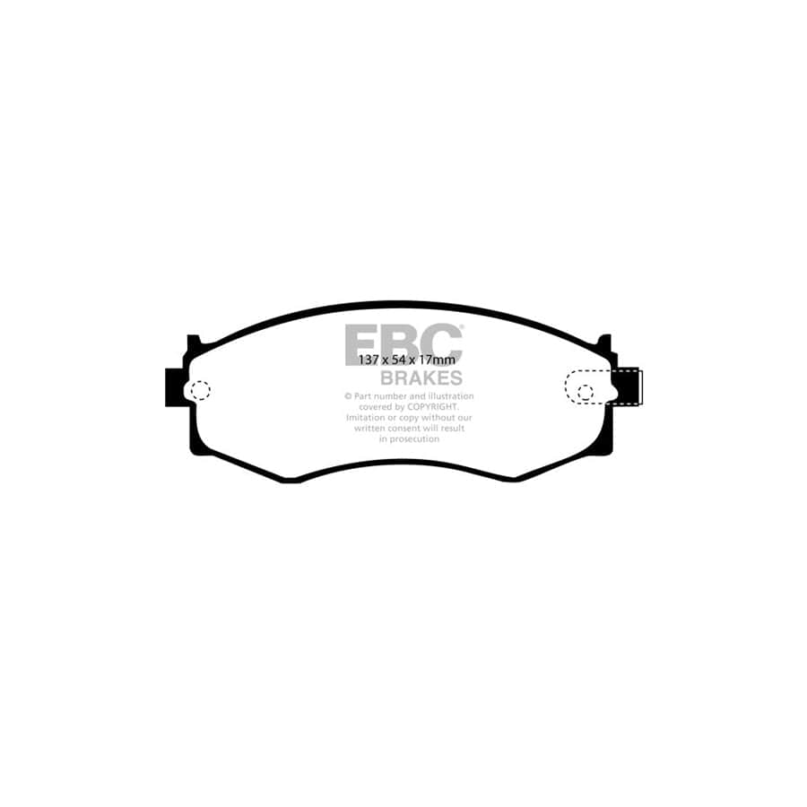 EBC PD06KF459 Nissan Skyline (R33) Greenstuff Front Brake Pad & USR Disc Kit 2 | ML Performance UK Car Parts