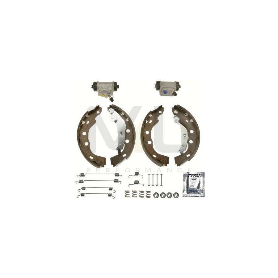 TRW Brake Kit BK2938 Brake Shoe Set with wheel brake cylinder