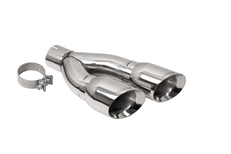 CORSA Performance Corsa 2022-2024 Toyota Tundra 4WD 4in Single Side Dual Outlet Tip Kit - Polished