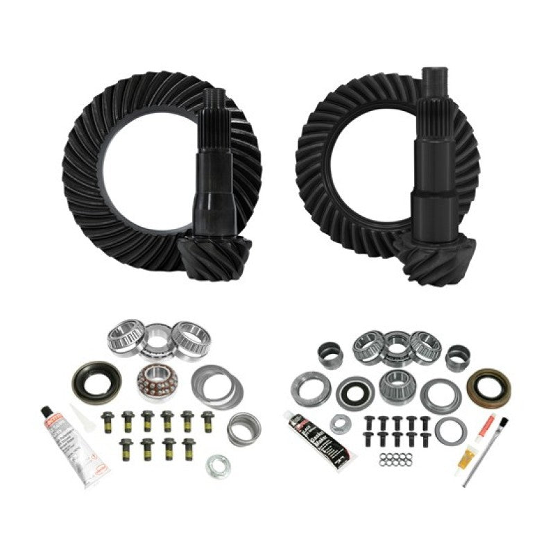 Yukon Gear & Axle Yukon Gear & Install Kit Package For Jeep JL Non-Rubicon w/ D30 FR & D35 RR in a 5.13 Ratio