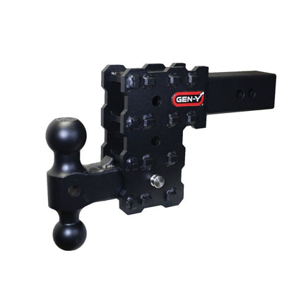 GEN-Y Hitch Gen-Y Phantom-X 2.5in Solid Shank 5in Drop 1.6K TW 16K Hitch w/GH-051 (No Flat Towing)