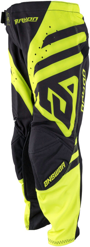 Answer 25 Arkon Nitrus Pants Black/Hyper Acid Youth Size - 20