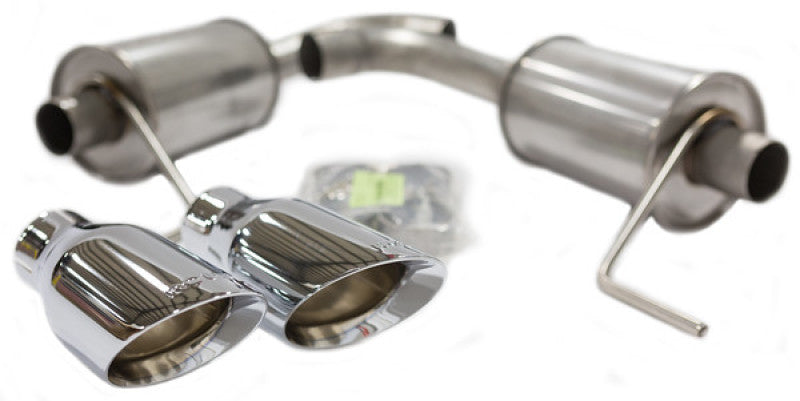Roush 15-26 Ford Mustang 3.7L/2.3L V6/I4 Exhaust Kit w/ Round Tips