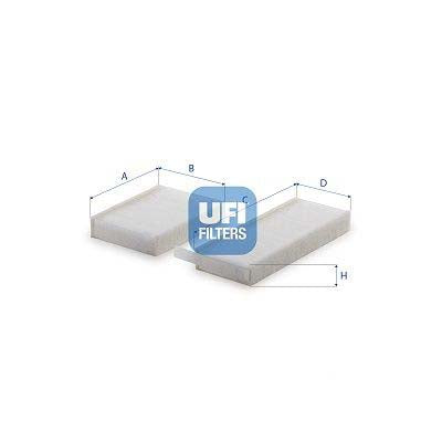 UFI 53.554.00 Pollen Filter