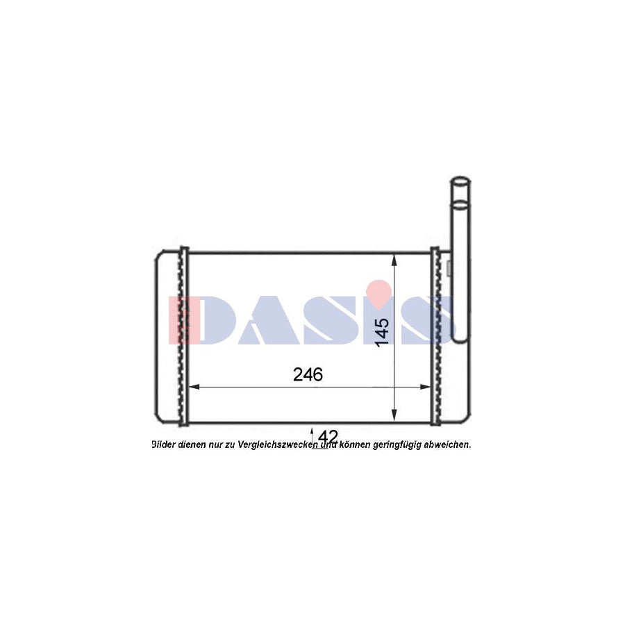AKS Dasis 259010N Heater Matrix