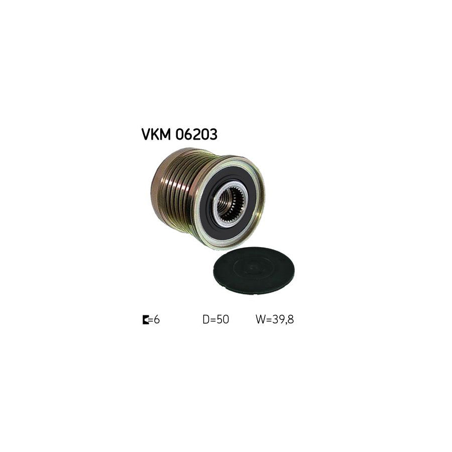 Skf Vkm 06203 Alternator Freewheel Clutch