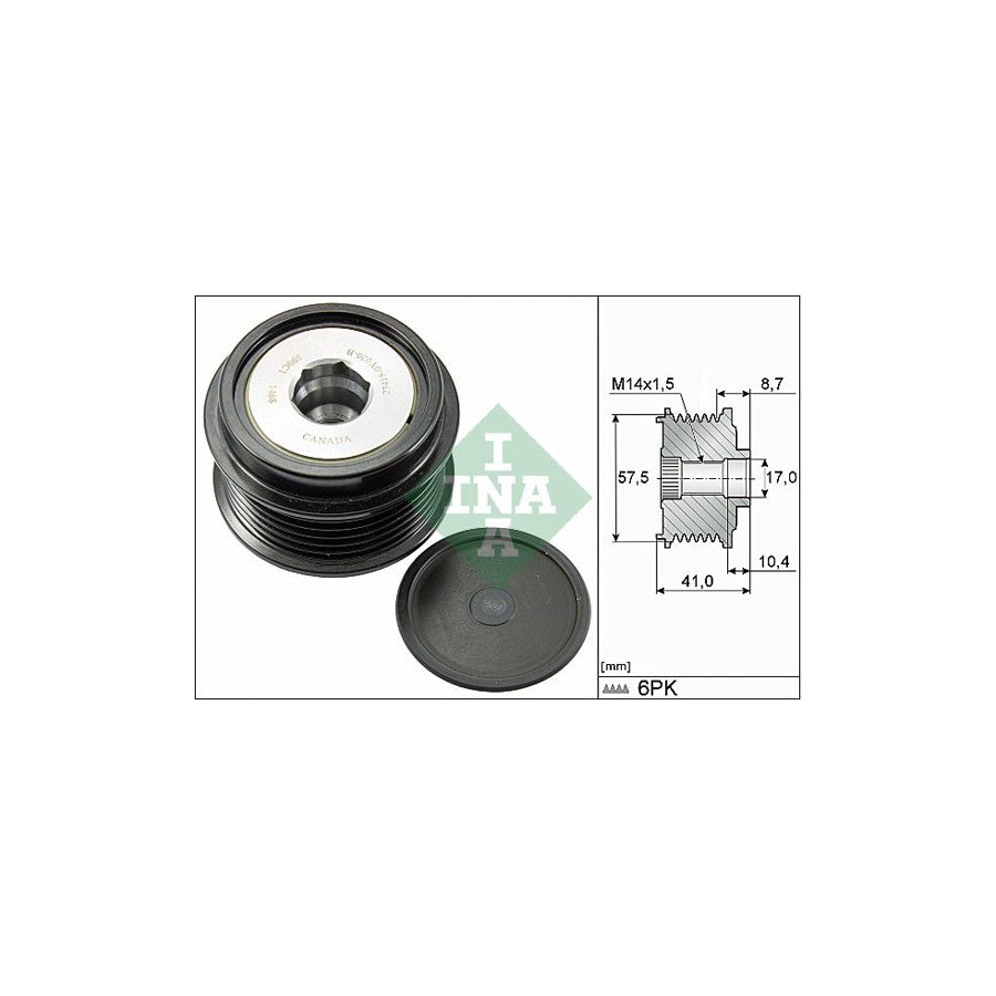 Ina 535 0282 10 Alternator Freewheel Clutch