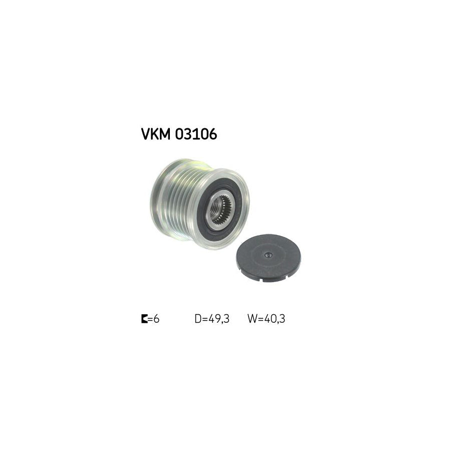 Skf Vkm 03106 Alternator Freewheel Clutch