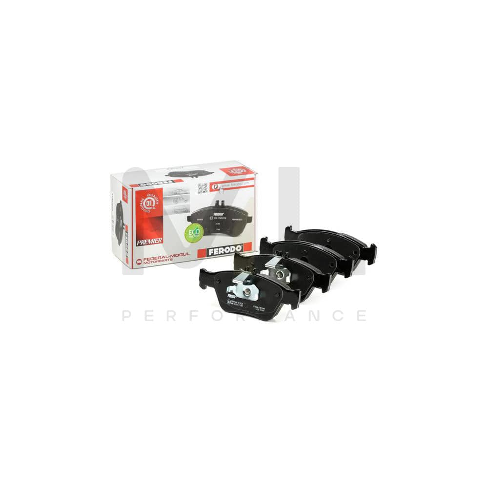 Ferodo Premier Eco Friction FDB1049 Brake Pad Set Prepared for Wear Indicator, With Piston Clip, Without Accessories