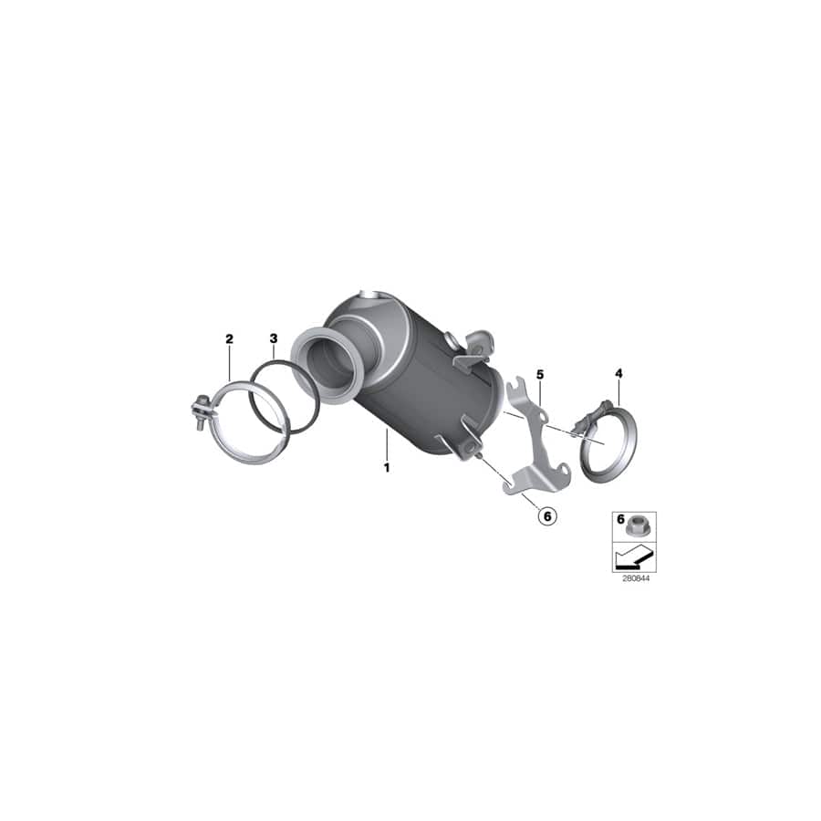 Genuine BMW 18328604178 F30 Exch Catalytic Converter Close To Engine EU6 (Inc. Hybrid 3)