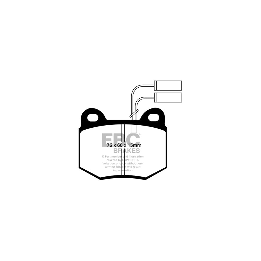 EBC DP912 Alfa Romeo 75 Ultimax Front Brake Pads - ATE Caliper 2 | ML Performance UK Car Parts