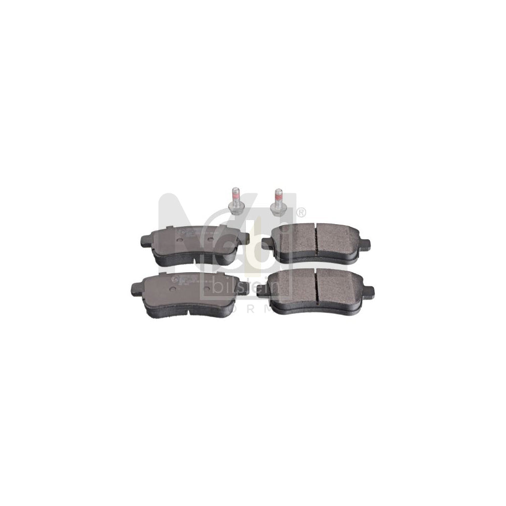 Febi Bilstein 16784 Brake Pad Set Rear Axle, Excl. Wear Warning Contact, With Bolts/Screws | ML Performance Car Parts